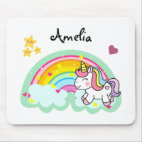 Super Niedlich Unicorn und Rainbow Personalisiert