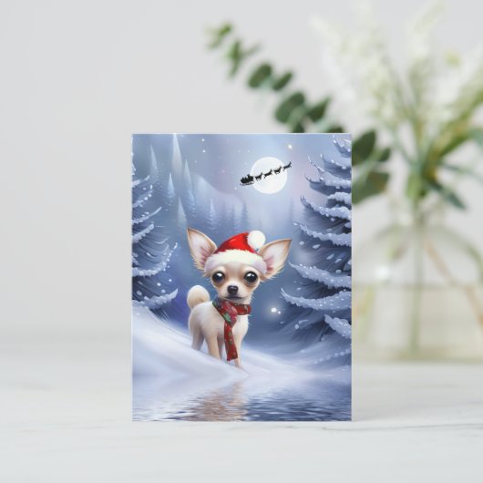 Super Niedlich Weihnachten Chihuahua Welppy (Stehend Vorderseite)