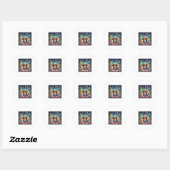 Super Niedlich Wizard Cat Sticker (Blatt)
