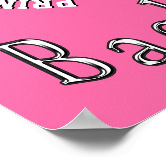 Super Niedliche Basketball-Poster mit Name und Num Poster (Ecke)