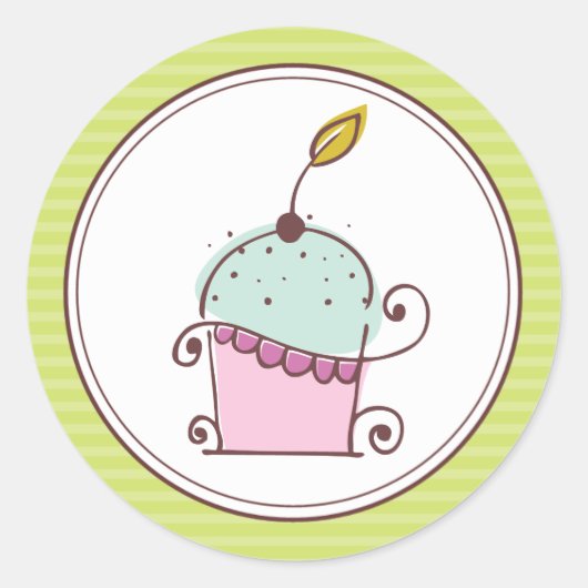 Super Niedliche Cupcake Stickers (Vorderseite)