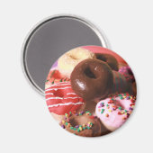 Super Niedliche Donut Magnete! Magnet (Vorderseite/Rückseite)