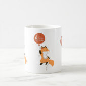 Super niedliche Fuchs Geburtstagsfeier Tasse (Mittel)