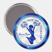 Super Niedliche, günstige Personalisierte Cheer Ma Magnet (Vorderseite/Rückseite)