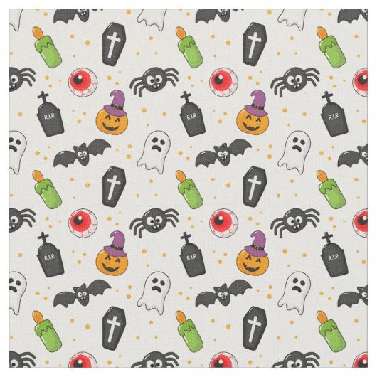 Super Niedliche Halloween-Fabric Stoff (Nahaufnahme)