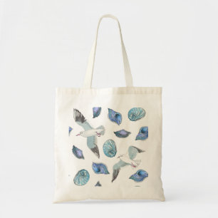 Super niedliche Möwen und Muscheln Tasche