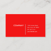 Super niedliche rote Polkapunkt-Geschäftskarten Visitenkarte (Rückseite)