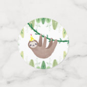 Super niedliche Schläge in Party-Hüten Konfetti (Klein Vorderseite)