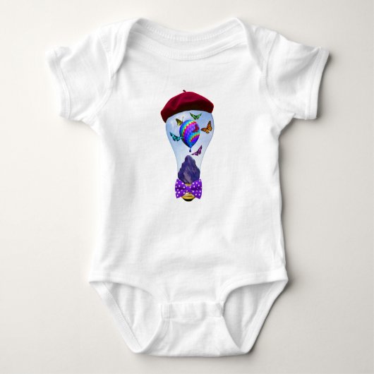 Super Niedliche Surreal Fantasy Baby Strampler (Vorderseite)