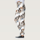 Super Niedliche Taschen voller Welpen Leggings (Links)