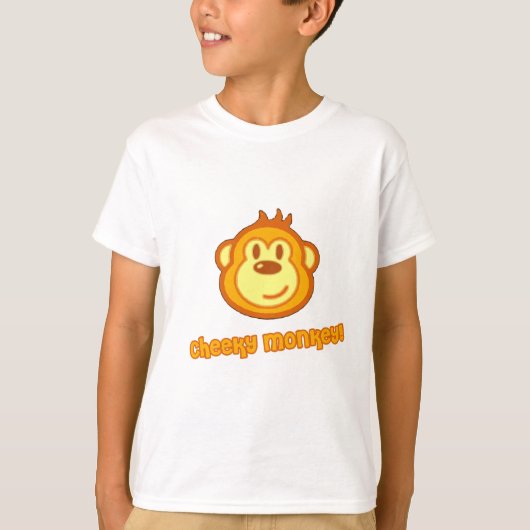 Super Niedlicher Affe T-Shirt (Vorderseite)