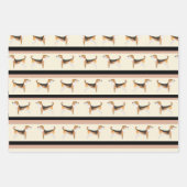 Super Niedlicher Beagle neutrale Farbenliebhaber Geschenkpapier Set (Vorderseite 2)