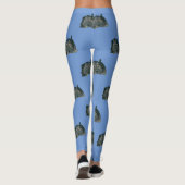 Super Niedlicher chinesischer Shar Pei-Leggings Leggings (Rückseite)