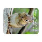 Super Niedlicher Chipmunk-Freundschaftsangebot Magnet (Horizontal)