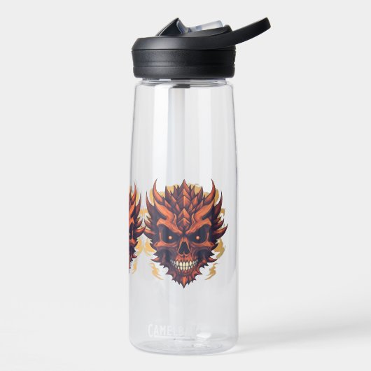 Super Niedlicher Dragon Skull Mascot Wasserflasche Trinkflasche (Links)
