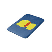 Super Niedlicher Ducky Blue Bath Mat Badematte (Schrägansicht)
