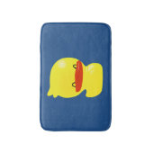 Super Niedlicher Ducky Blue Bath Mat Badematte (Vorderseite Vertikal)