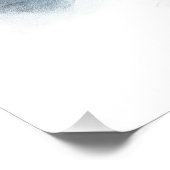 Super niedlicher Engel schlafend Welpe Border Coll Poster (Ecke)