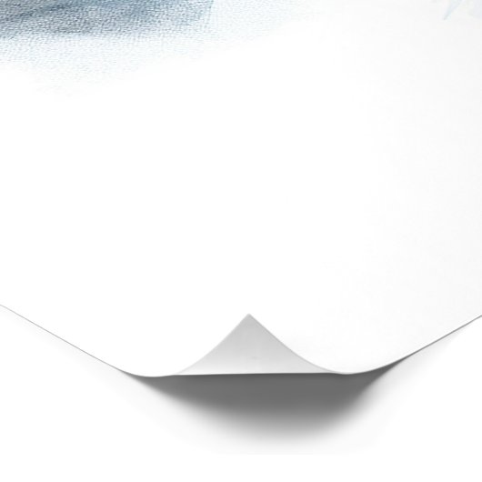 Super niedlicher Engel schlafend Welpe Border Coll Poster (Ecke)