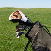 Super niedlicher Engel schlafend Welpe Cocker Span Golf Headcover (In SItu)