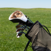 Super niedlicher Engel schlafend Welpe Cocker Span Golf Headcover (In SItu)