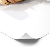 Super niedlicher Engel schlafend Welpe Golden Retr Poster (Ecke)