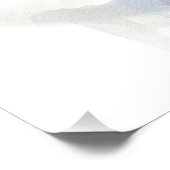 Super niedlicher Engel schlafend Welpe Yorkshire T Poster (Ecke)