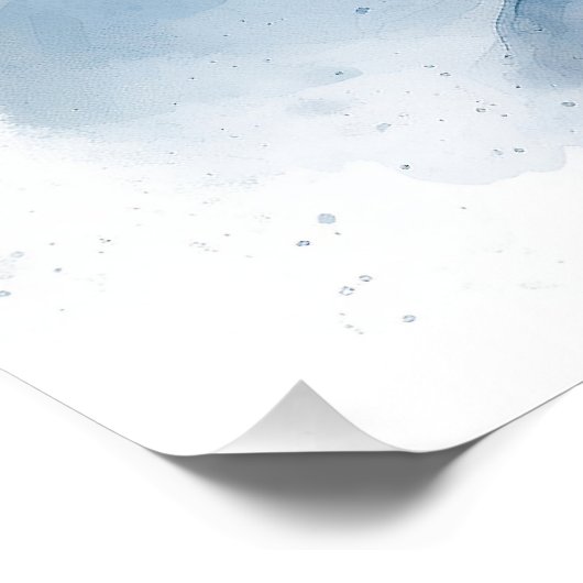 Super niedlicher Engel schlafender Welpe Maltese D Poster (Ecke)