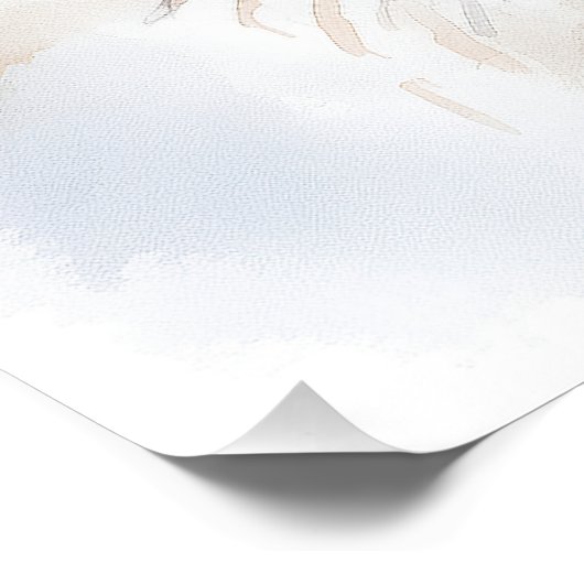 Super niedlicher Engel schlafender Welpe Schnauzer Poster (Ecke)