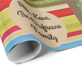 Super Niedlicher Frühling/Ostern Personalisiert Geschenkpapier (Rolleneckpunkt)