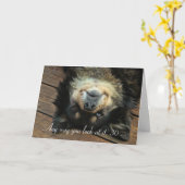 Super Niedlicher Hund Happy 30. Geburtstag Karte (Gelbe Blume)