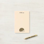 super niedlicher Igel Post-it Klebezettel (Auf Schreibtisch)