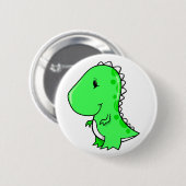 Super niedlicher kleiner Dinosaurier-Knopf Button (Vorne & Hinten)
