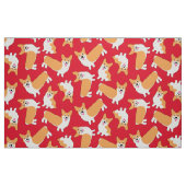 Super Niedlicher Pembroke Welsh Corgi Pattern Red Stoff (Fat Quarter (45,7 x 55,9 cm))