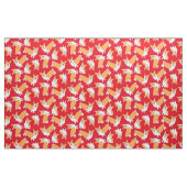 Super Niedlicher Pembroke Welsh Corgi Pattern Red Stoff (Yard (91,4 cm))