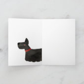 Super Niedlicher Personalisiert Terrier Karte (Innenseite)