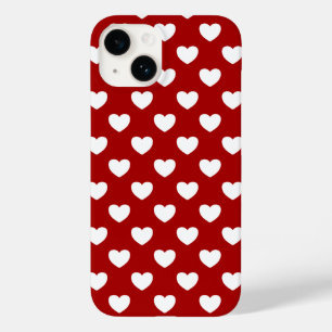 Super Niedlicher Rot- und Weißhörnerstil Case-Mate iPhone Hülle