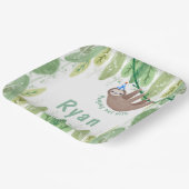 Super niedlicher Schwulengeburt Pappteller (Gewinkelt)