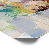 Super Niedlicher sibirischer Husky Hund Welpe 004 Poster (Ecke)