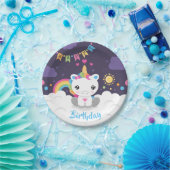 Super niedlicher Unicorn-Party-Teller Pappteller (Party)
