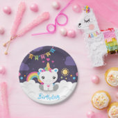 Super niedlicher Unicorn-Party-Teller Pappteller (Party)