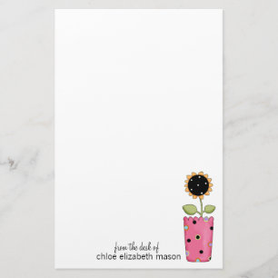Super niedliches Girly Material-Briefpapier Briefpapier