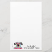 Super niedliches Girly Material-Briefpapier Briefpapier (Vorderseite)