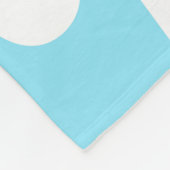 Super niedliches Kawaii Häschen Fleecedecke (Ecke)