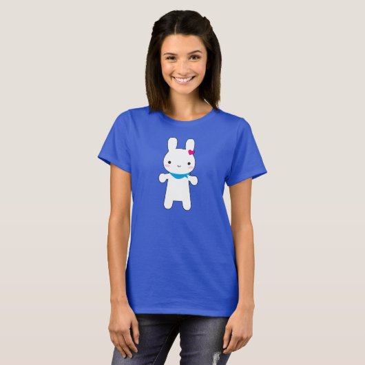 Super niedliches Kawaii Häschen T-Shirt (Vorne ganz)