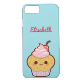Super niedliches Kawaii-Süßkuchen-Monogramm Case-Mate iPhone Hülle (Rückseite)
