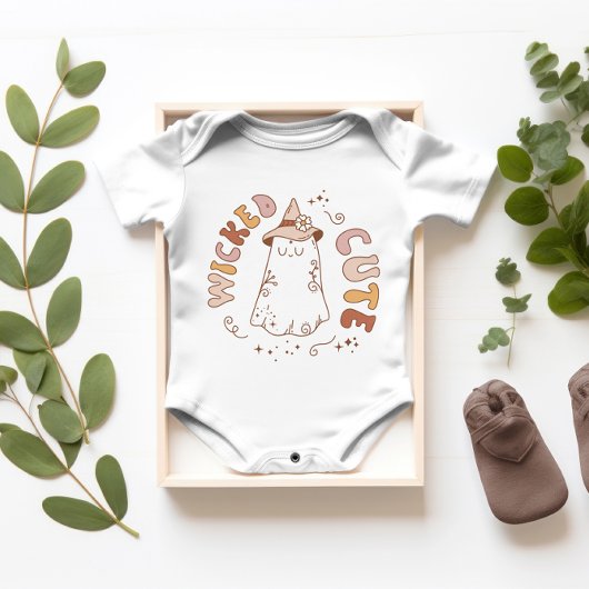 Super Niedliches KinderHalloween "Wicked Niedlich" Baby Strampler