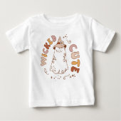 Super Niedliches KinderHalloween "Wicked Niedlich" Baby T-shirt (Vorderseite)