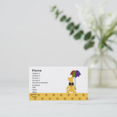 Super niedliches Kinderteddy-Bärn-tierisches Visitenkarte (Stehend Vorderseite)