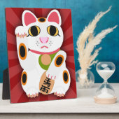 Super Niedliches Lucky Cat Character Cartoon Desig Fotoplatte (Seite)